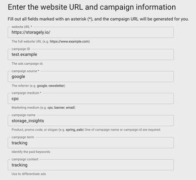 Campaign URL Builder